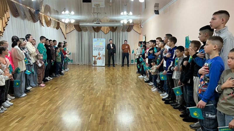«Төлеутай ата» мешітінің имамы жетім балалар үйін зиярат етті