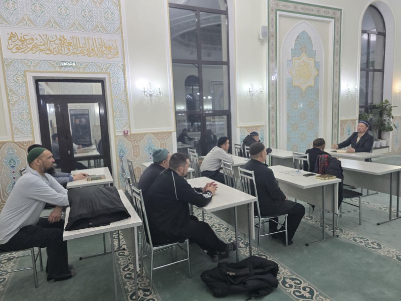 «Төлеутай ата» мешітінде жамағат сира дәрістерін оқиды 