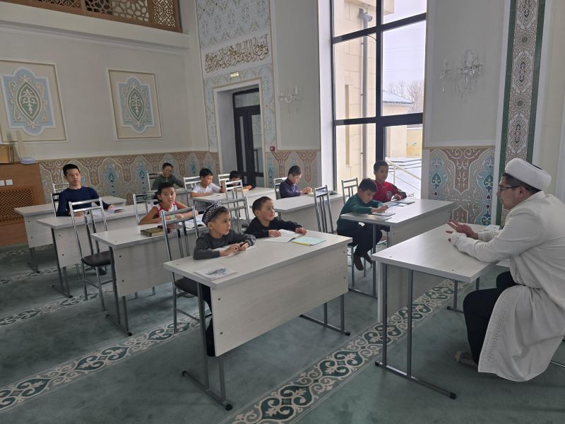 «Төлеутай ата» мешітінде қызықты жексенбілік дәріс ұйымдастырылды