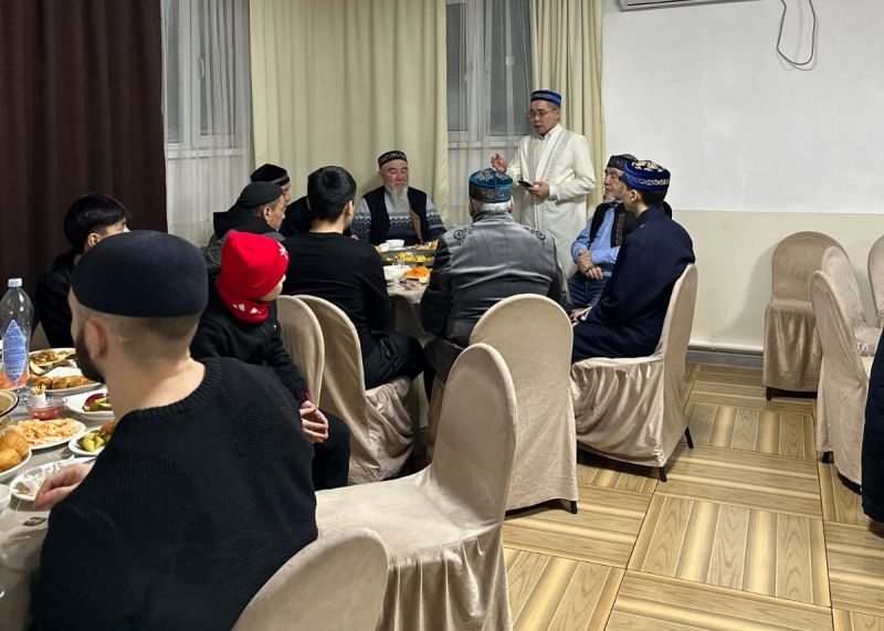 «Нұр» мешітінде бейсенбілік уағыз дастарханы өткізілді