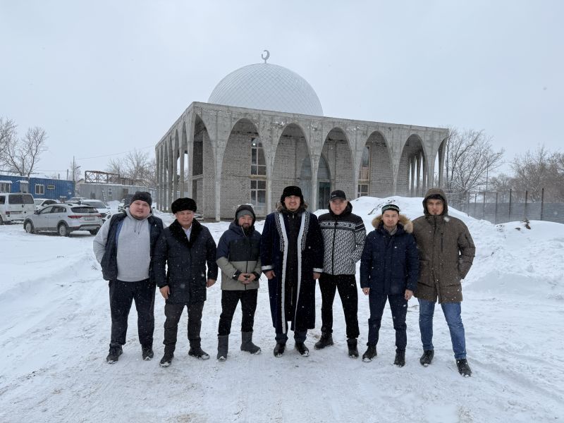 Майқұдықта көрікті мешіт бой көтермек