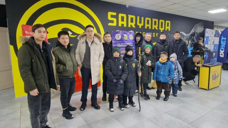«Төлеутай ата» мешітінің жамағаты хоккей ойынын тамашалады