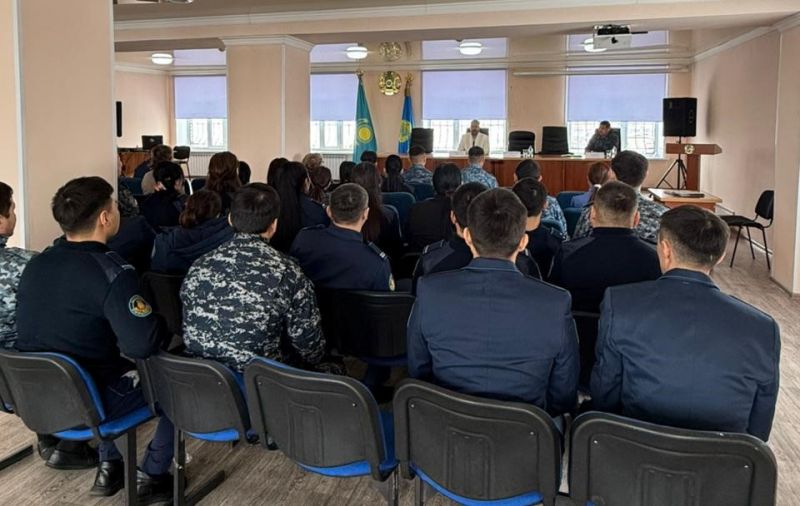 «Бала қажы» мешітінің имамы түзету мекемесінің қызметкерлерімен кездесті