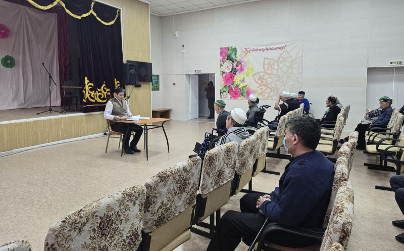 «Төлеутай ата» мешіті қарттар үйінде дәріс өткізді
