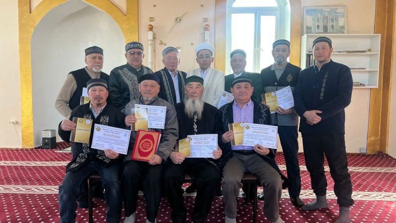 «Нұр» мешітінде «Ақ бата беру» сайысы өтті 