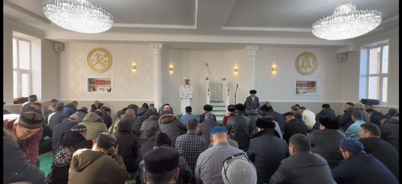 Қарағанды облысының Бас имамы Ар-Рахман мешітінде жұма уағызын жүргізді