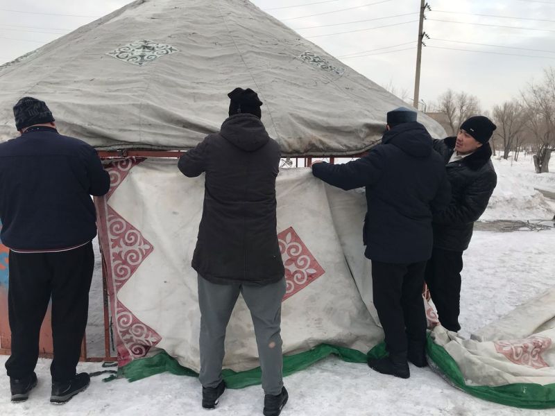«Төлеутай ата» мешіті Рамазан айына дайындықты бастап кетті
