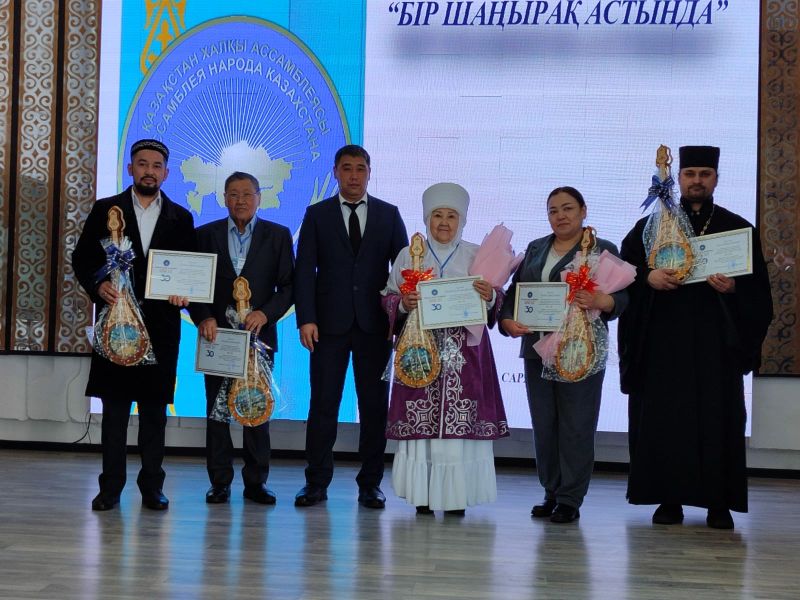 Саран қаласының имамы Алғыс айту күніне орай марапатталды