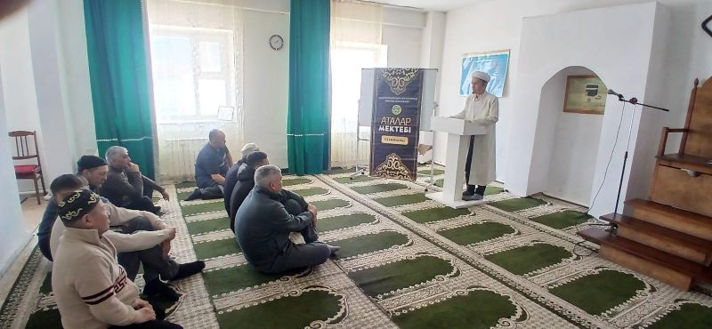 Абай ауданына қарасты Дубовка ауылдық мешітінде «Аталар мектебі» рухани шарасы өтті