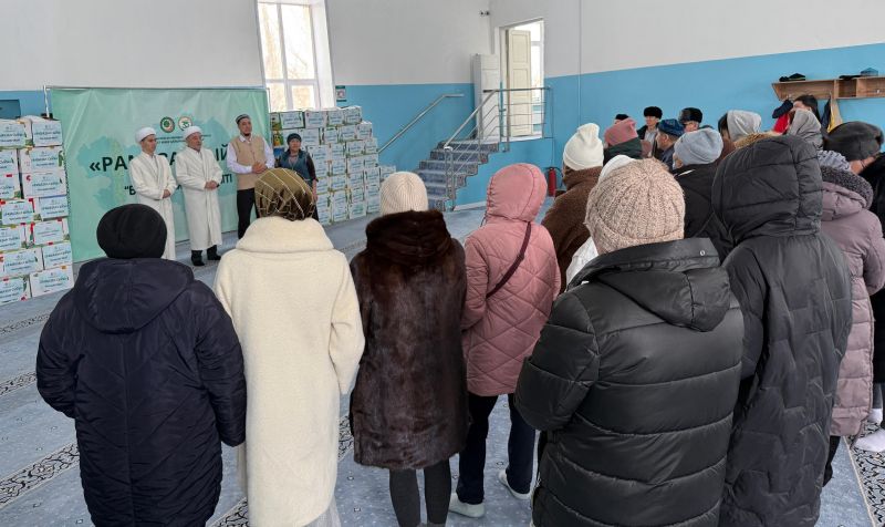 «Бала қажы» мешітінде «Рамазан сыйы» қайырымдылық іс-шарасы өтті