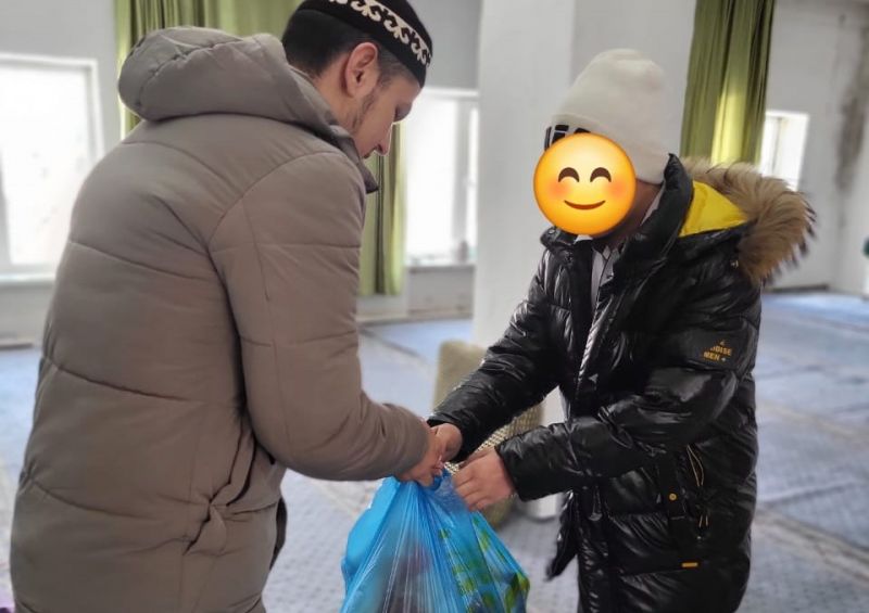 Қарабас мешітінде «Рамазан қоржыны» таратылды