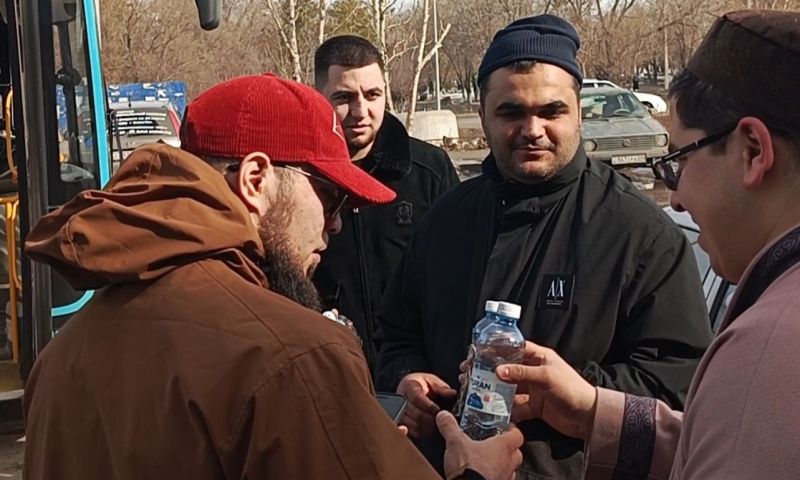 «Төлеутай ата» мешіті қала тұрғындарына әлеуметтік сауалнама жүргізді