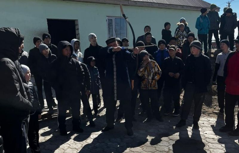 «Жанқұтты би» мешітінде ұлттық спорт ойындарынан сайыс өтті