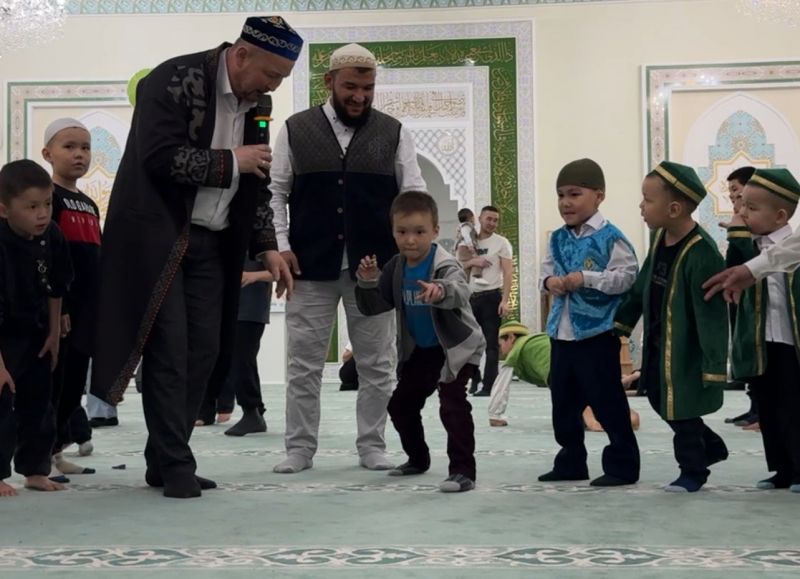 «Төлеутай ата» мешітінде жас балалардың ұлттық ойыны ұйымдастырылды