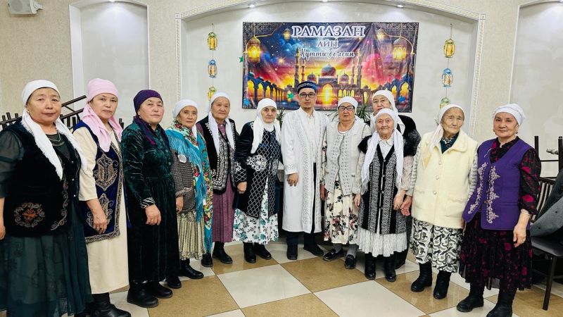 «Әлихан Бөкейхан» мешітінде Наурыз мерекесінде әжелерге ауызашар берілді