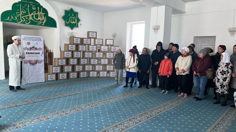 Нұра ауданында «Рамазан қоржыны» таратылды