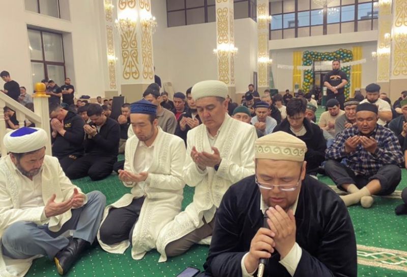 «Бұқар Жырау» мешітінде хатым дұғасы жасалды