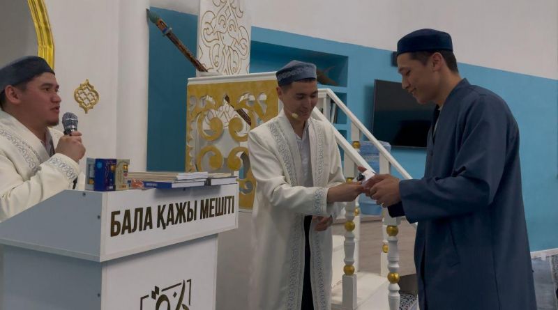 «Бала қажы» мешітінде Қадір түніне орай викторина ұйымдастырылды