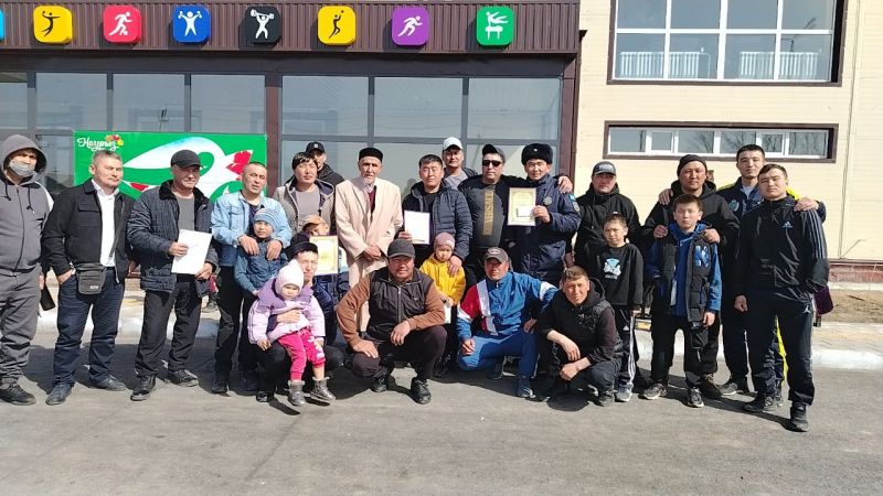 Мұстафин ауылында ұлттық ойындардан сайыс өтті
