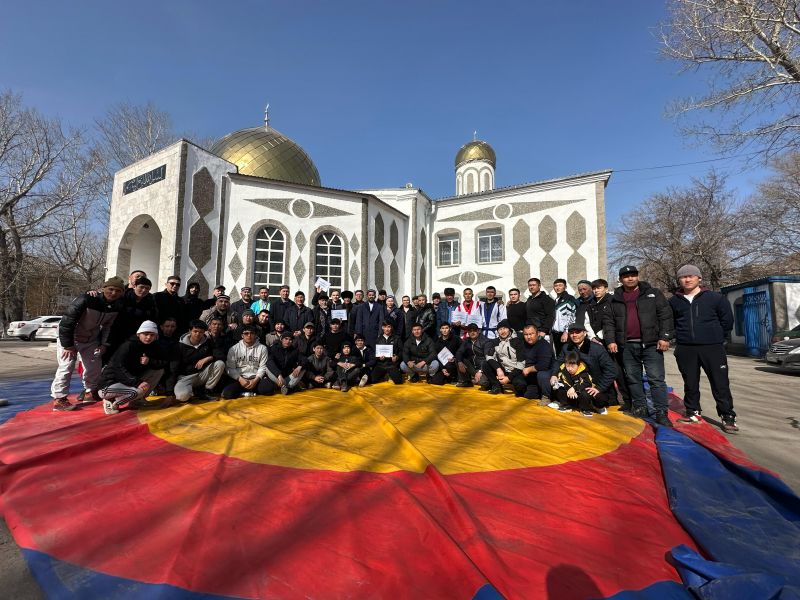 Саран мешітінде ұлттық ойындардан сайыс өтті