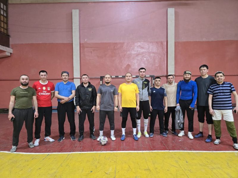«Әл-Ғаффар» мешітінің жастары шағын футбол ойнады