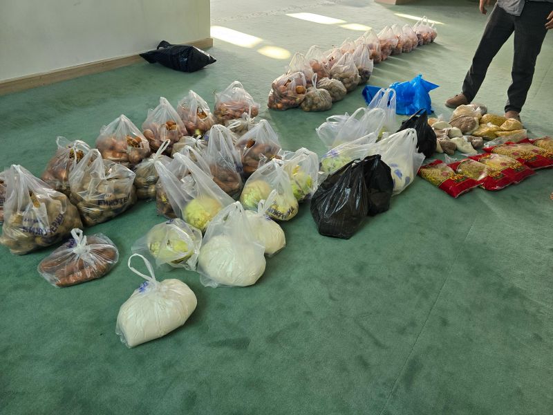 Төлеутай ата мешітінде қайырымдылық іс-шарасы өтті