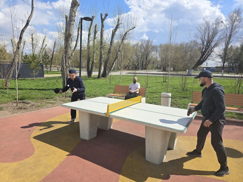 «Төлеутай ата» мешітінде үстел теннисінен сайыс өтті