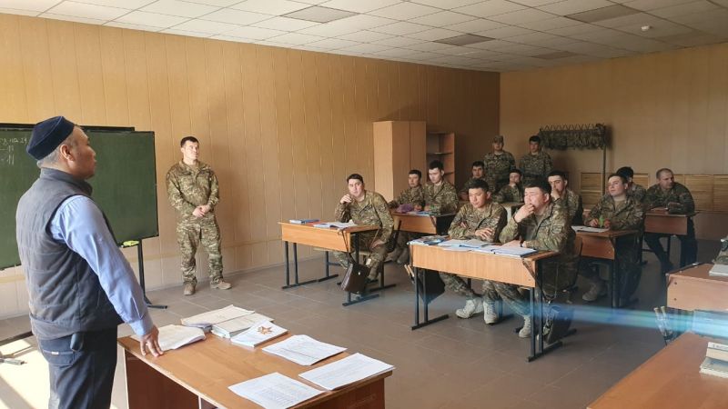 Әскери бөлімде жат ағымдарға қарсы түсіндіру жұмыстары жүргізілді