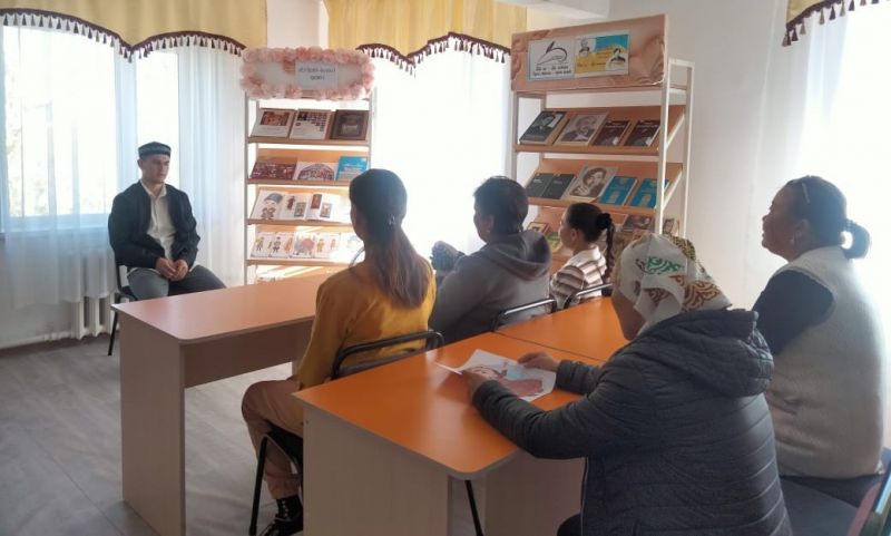 Қарабас ауылдық мешітінің имамы Сарепты ауылында кездесу өткізді