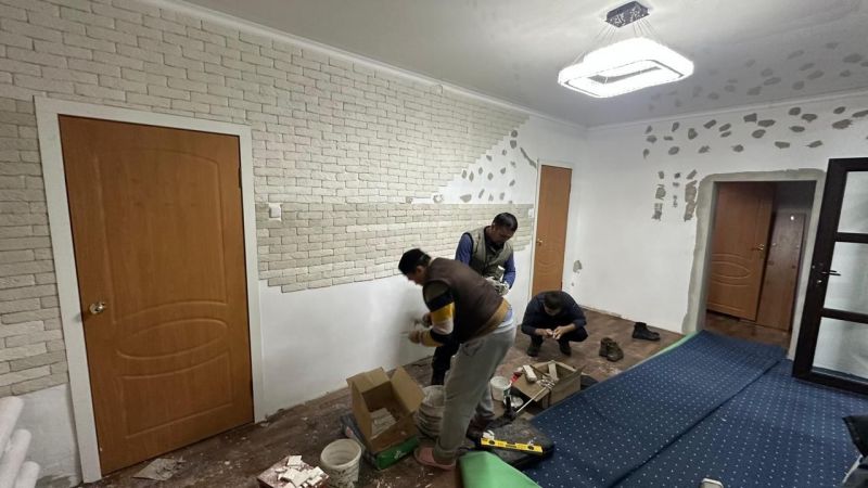 Ақжал мешітінде күрделі жөндеу жұмыстары басталды