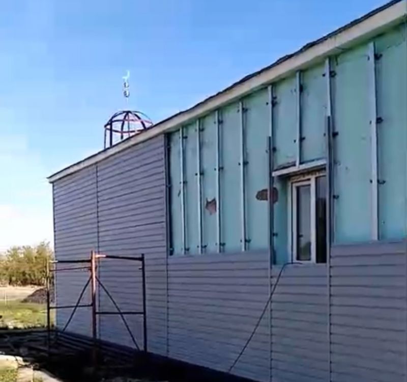 Шет ауданы: Дария кенті мешітінде күрделі жөндеу жұмыстары басталды.