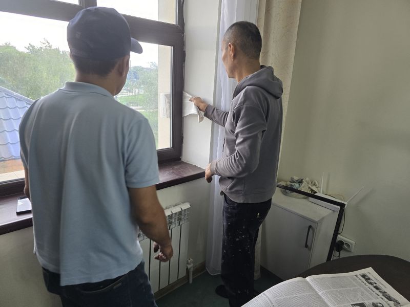 «Төлеутай ата» мешітінде жөндеу жұмыстары жалғасып жатыр