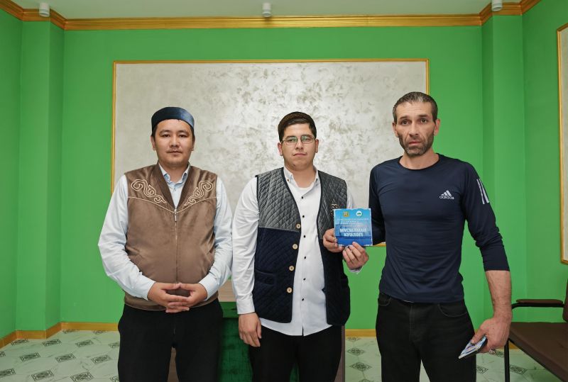 «Төлеутай ата» мешітінде орыс ұлтының өкілі Ислам дінін қабылдады