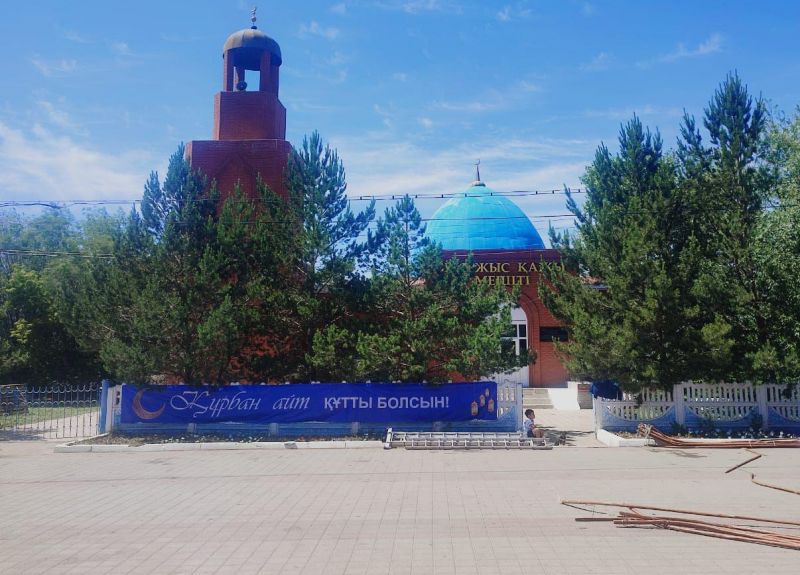 «Жыржыс қажы» мешітінде Құрбан айт мерекесіне дайындық жүргізіліп жатыр