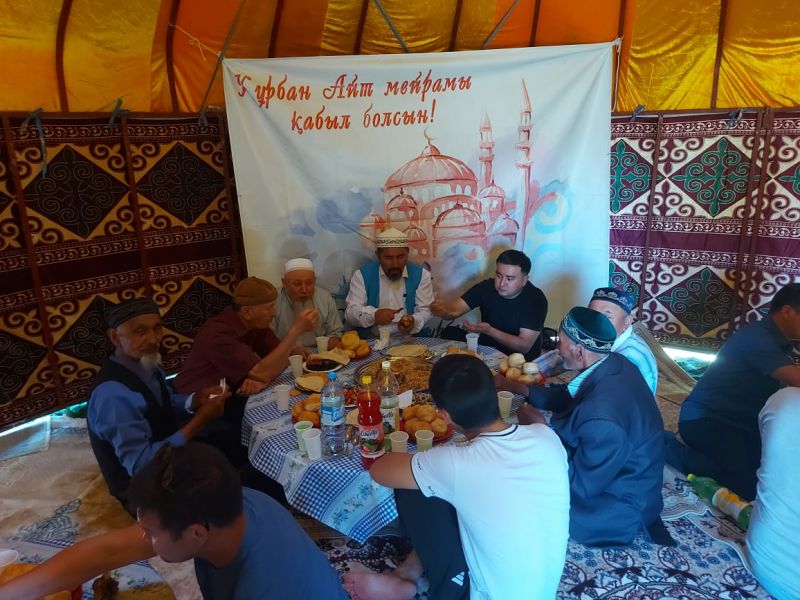 Құрбан айт мейрамы «Жұмабек Тәшен» мешітінде жалғасын тапты