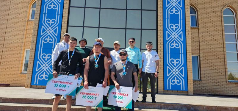 Абай аудандық мешітінде ұлттық спорт ойындары ұйымдастырылды