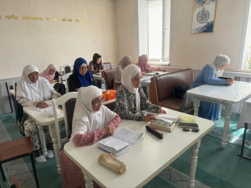 «Иса молла» мешітінде әйелдер жамағатынының рухани кездесуі ұйымдастырылды