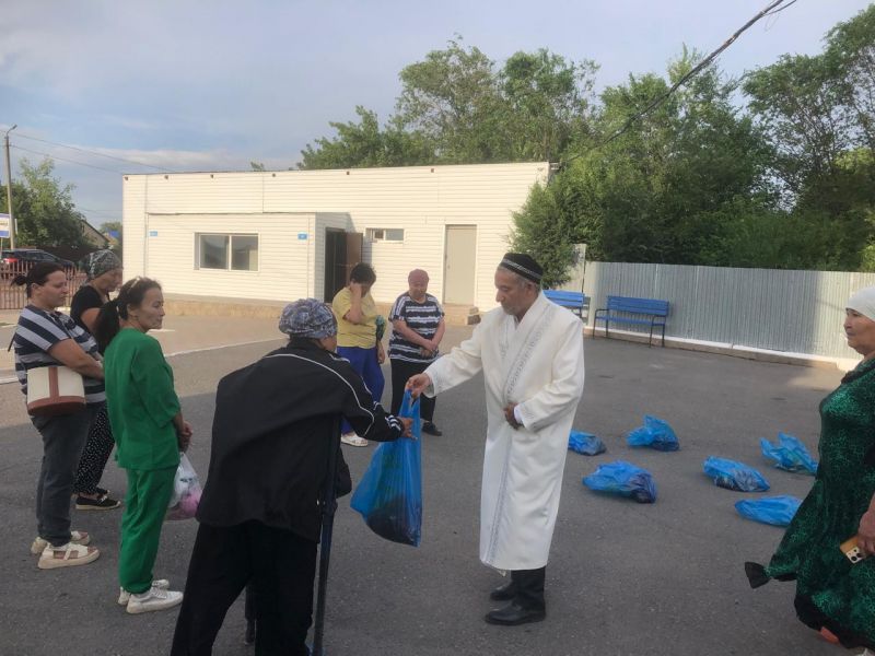 «Бала қажы» мешітінде қайырымдылық іс-шарасы өтті