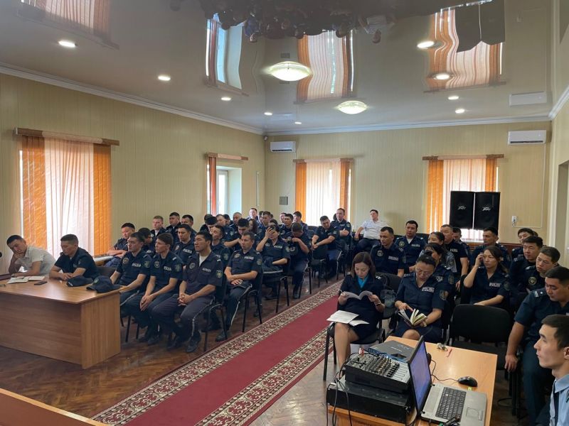 Қарағанды облысының мамандандырылған күзет қызметі басқармасында кездесу өтті