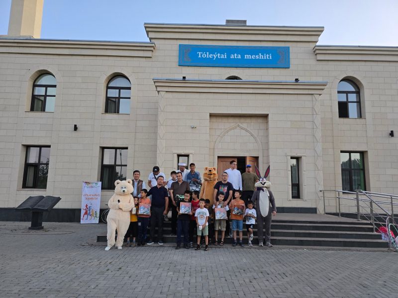 «Төлеутай ата» мешітінде отбасылық эстафета ұйымдастырылды