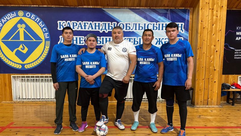 «Бала қажы» мешітінің жамағаты футболда жақсы ойынымен көзге түсті
