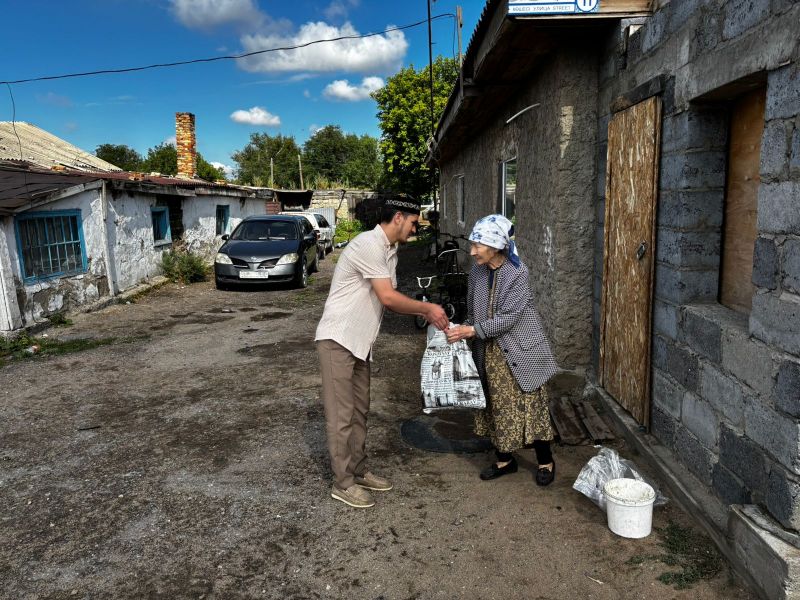 Қарабас кентінің мешіті мұқтаж жандарға азық-түлік таратты