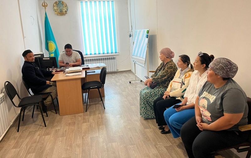 Өспен ауылында жат ағымның алдын алу жайлы түсіндірілді