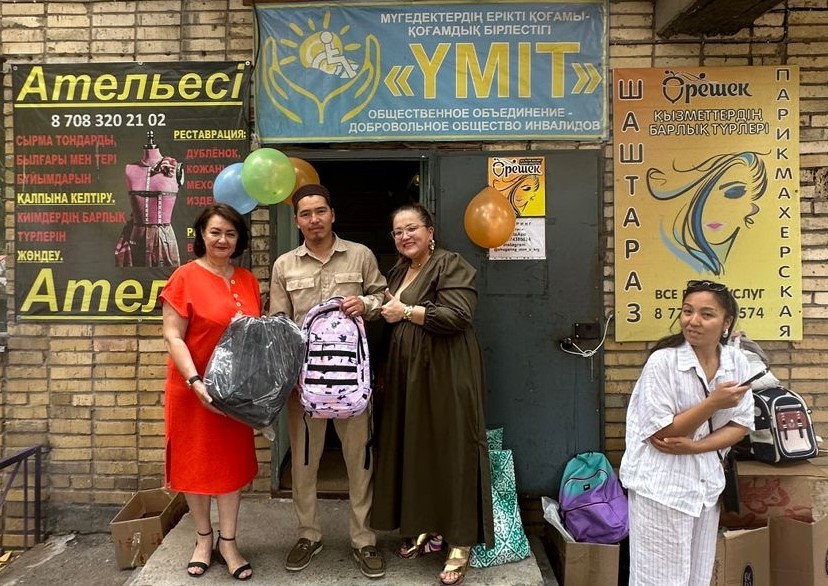 «Төле би» мешіті «Мектепке жол» акциясы аясында ізгі амал атқарды