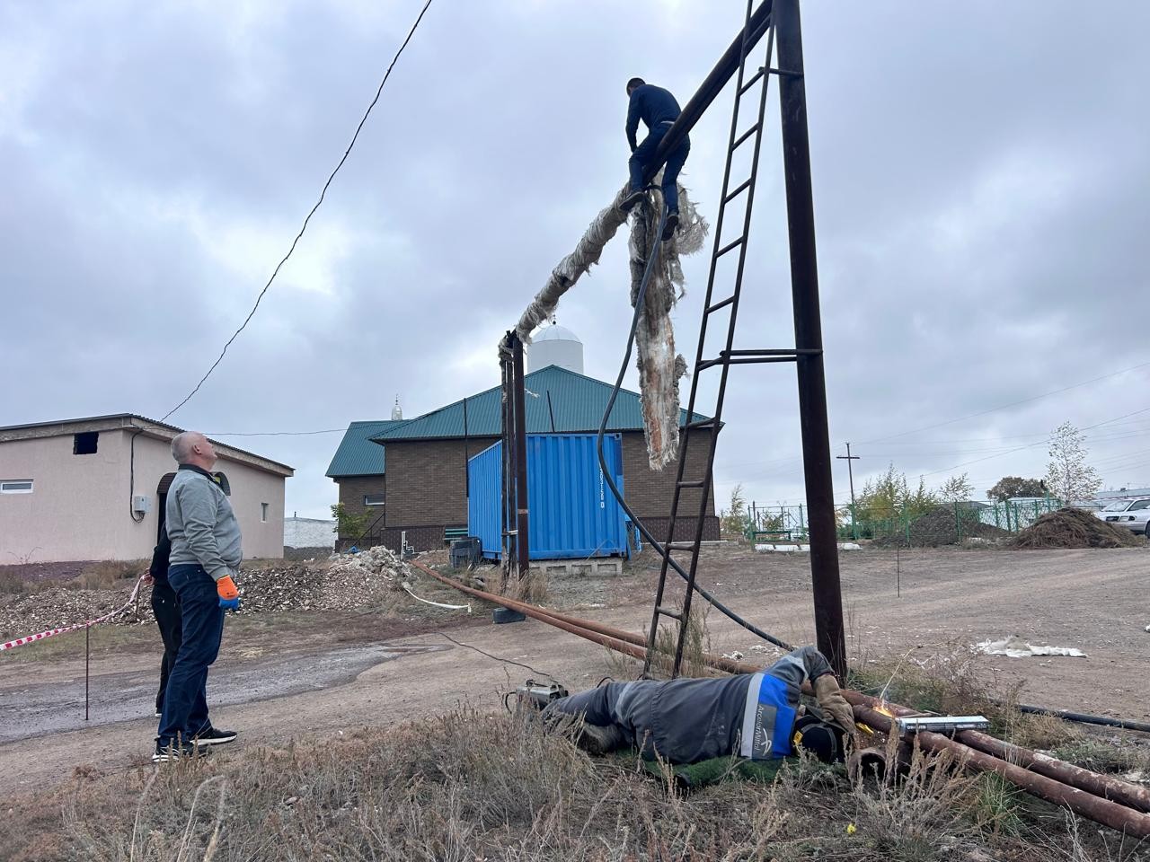 Топар кенті мешітінде жылу жүйесі жаңартылды