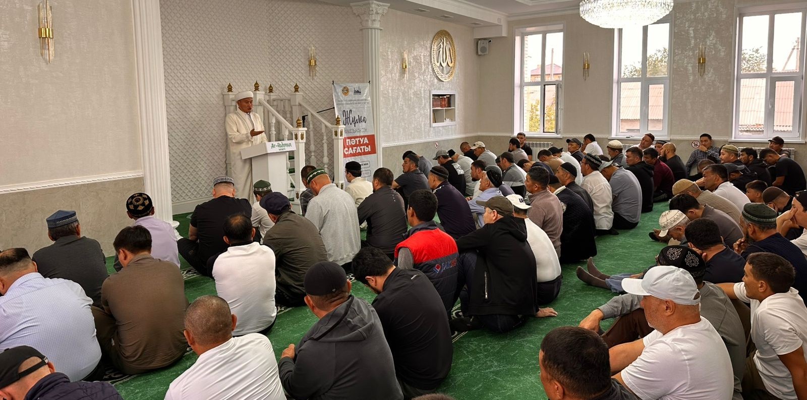 «Ар-Рахман» мешітінің имамы рухани-танымдық бағытта уағыз жүргізді