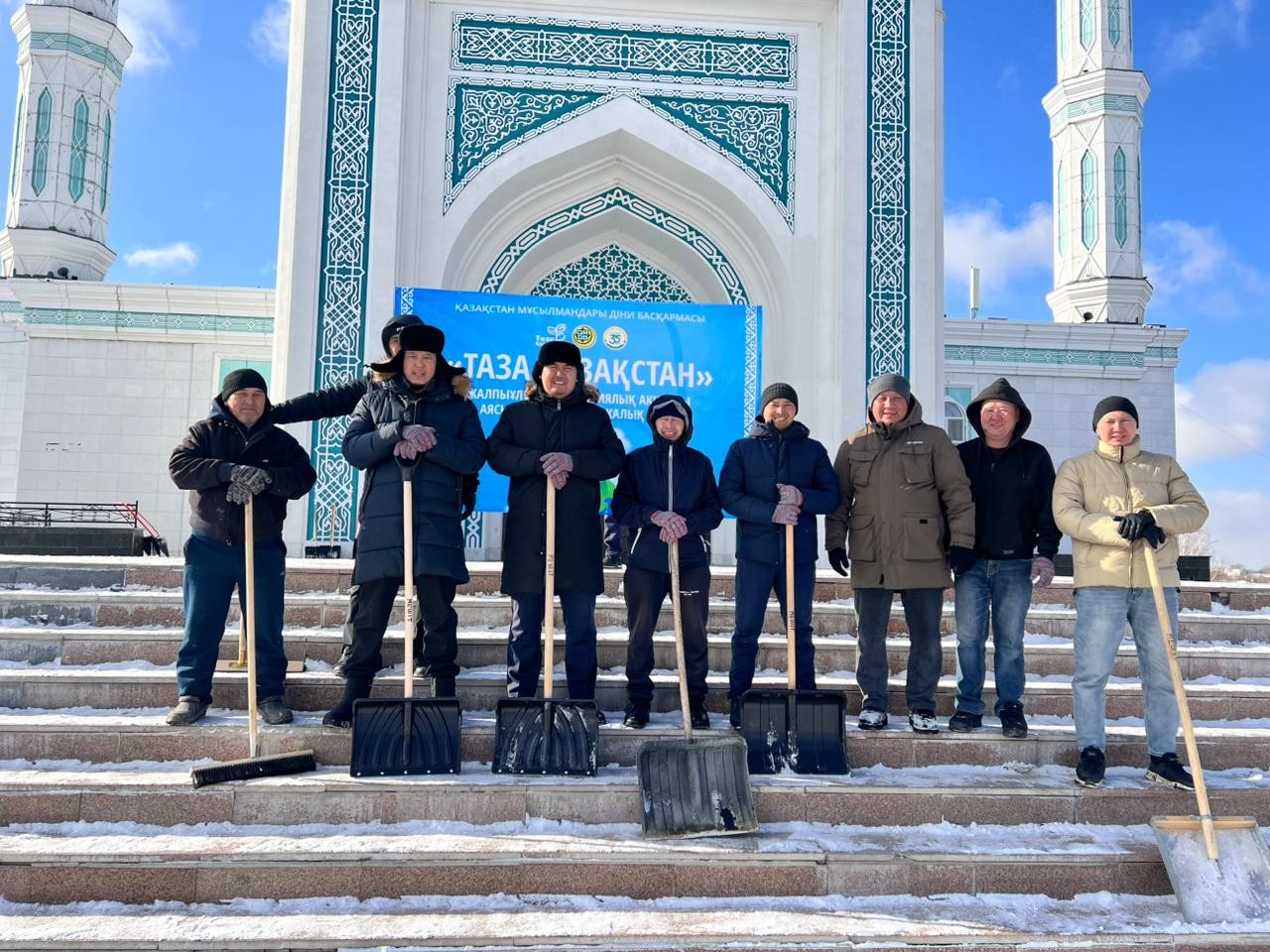 ҚАРАҒАНДЫ ОБЛЫСЫ МЕШІТТЕРІНДЕ «ТАЗА ҚАЗАҚСТАН» ЭКОЛОГИЯЛЫҚ АКЦИЯСЫ ӨТТІ