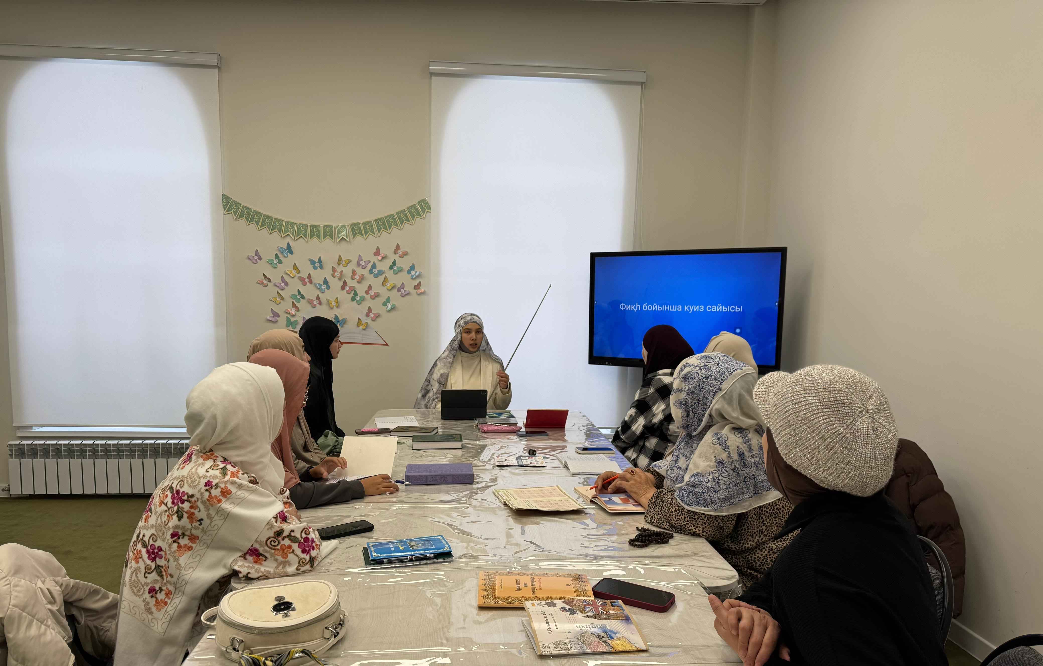 «Әл-Ғаффар» мешітінде әйел-қыздар арасында Фиқһ сабағынан куиз өтті