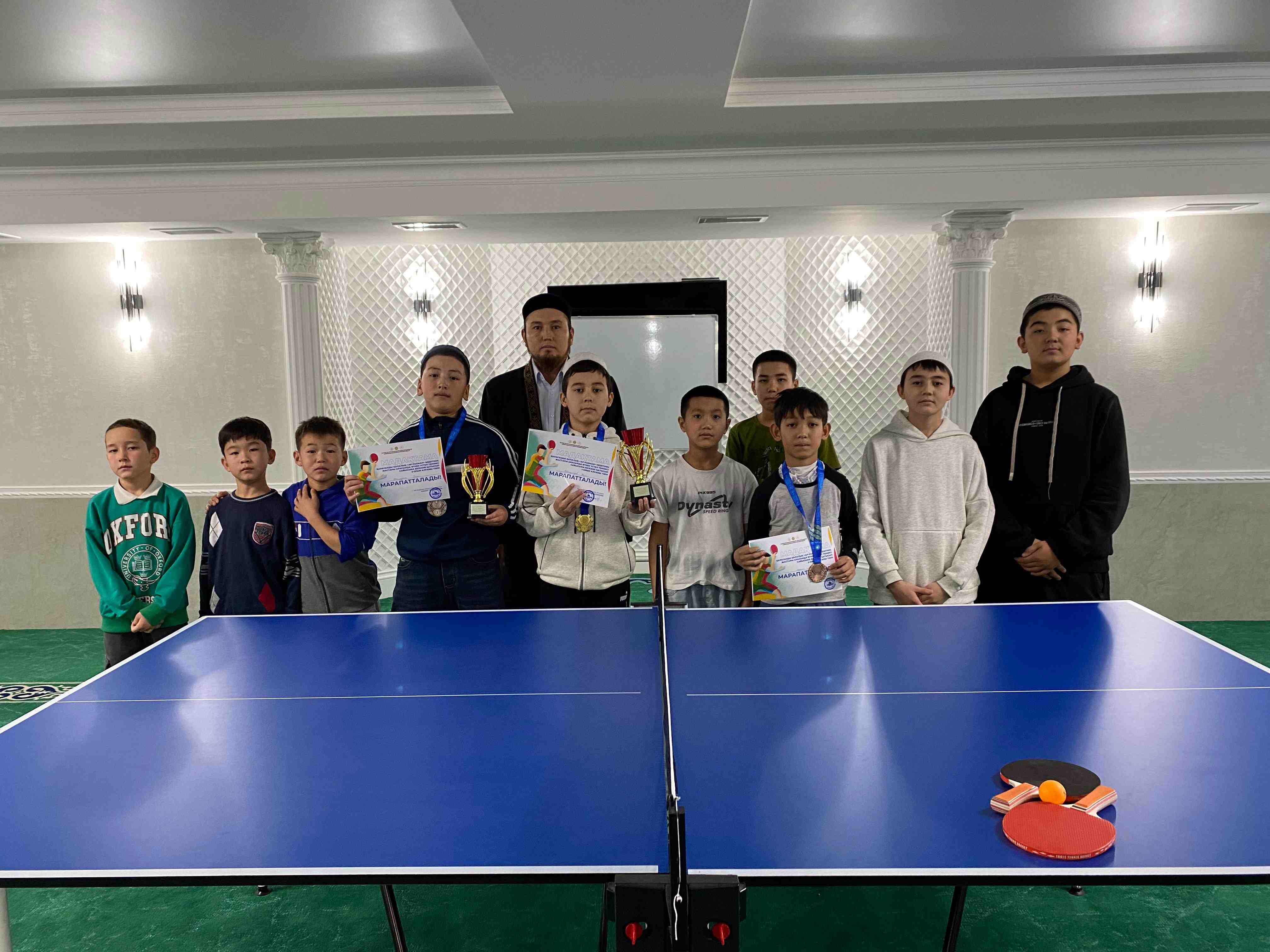 «Ар-Рахман» мешітінде үстел теннисінен сайыс өтті