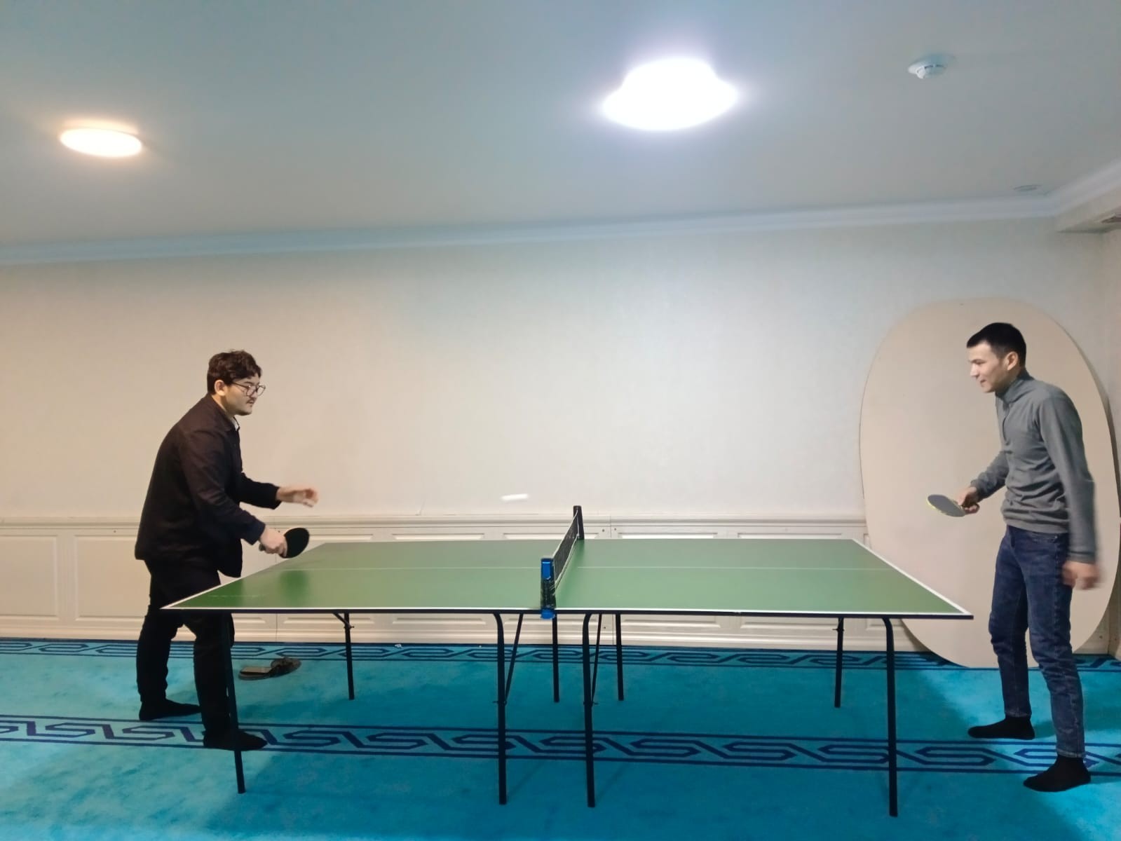 «Қазыбек би» мешітінің жамағаты үстел теннисімен тұрақты шұғылдануда»